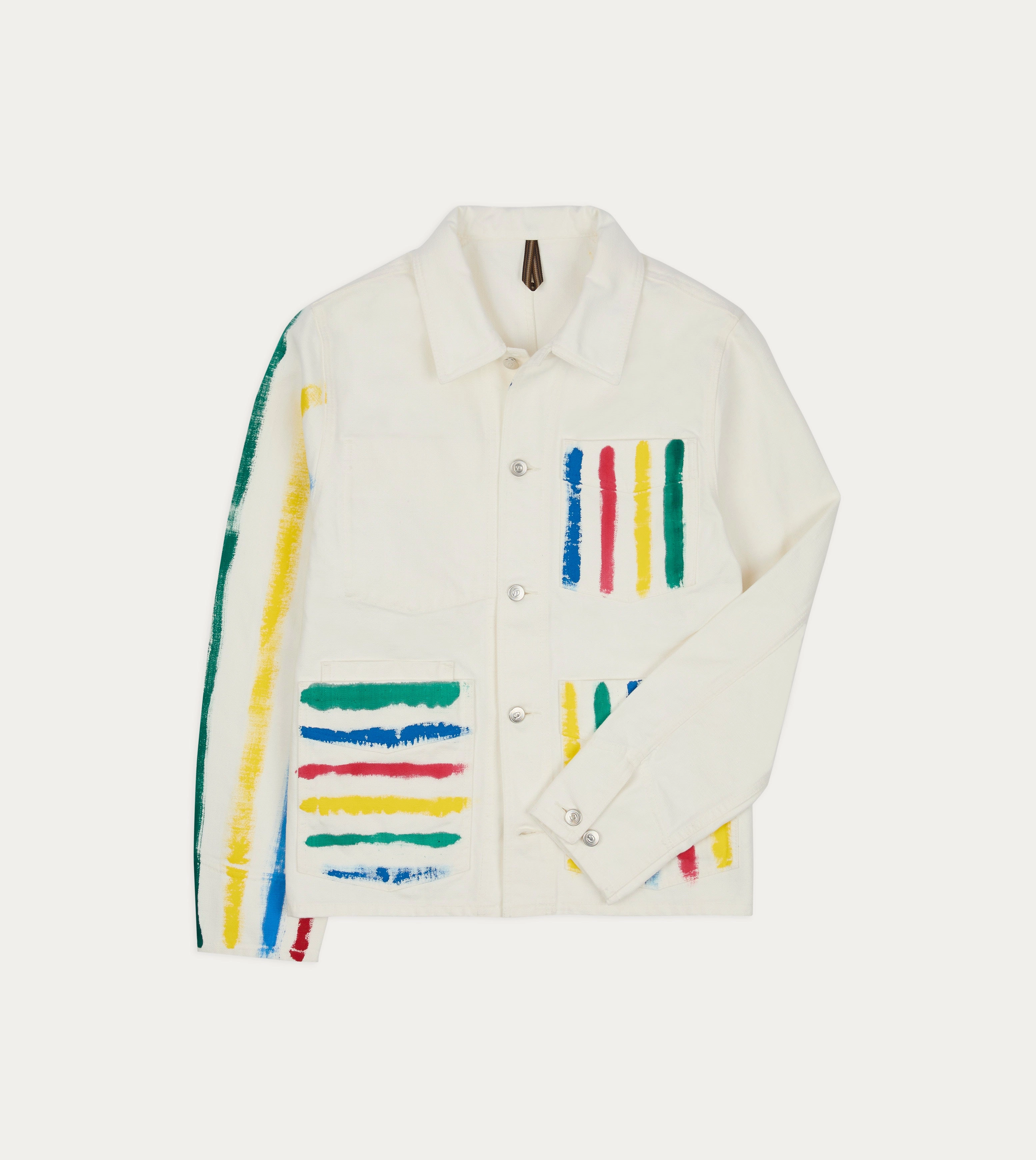 Urban Wear Michael McGregor for Drake??s Hand-Painted Work Jacket