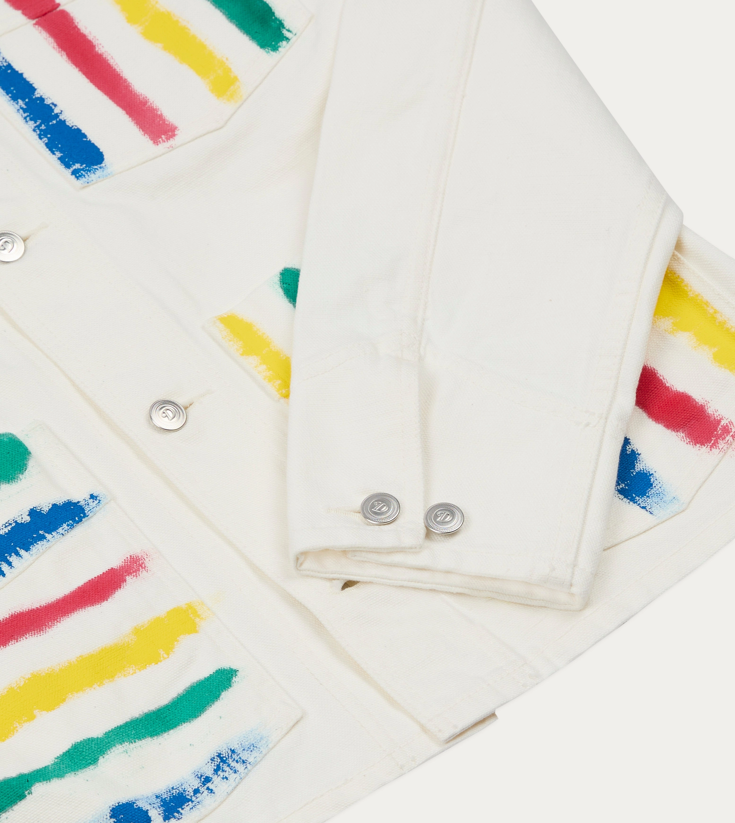 Michael McGregor for Drake??s Hand-Painted Work Jacket pilots