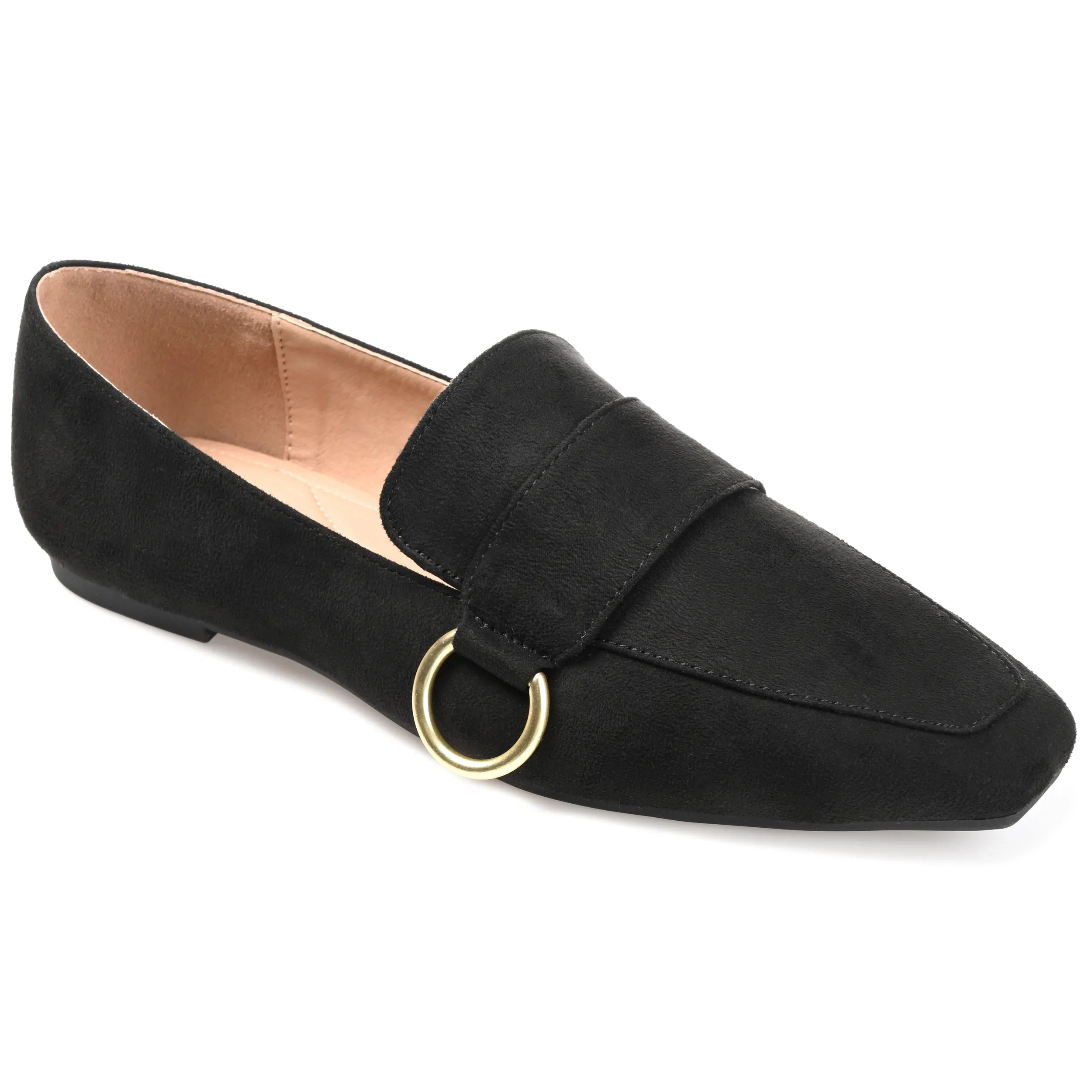Breathable Footwear Guard Lane Journee Collection Women's Benntly Slip On Square Toe Loafer Flats
