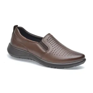 Daily Errand Women's Lambskin Shoes Celeste In Espresso Brown