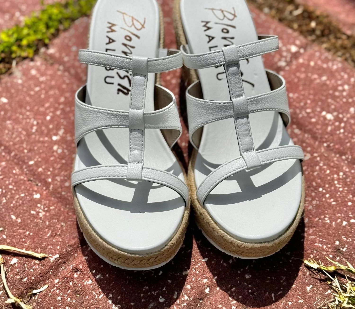 Bahia Rope Wedge In White Step Forward Drama Step