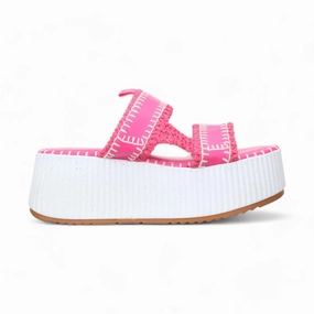 Women's Gillie Slide Sandals In Pink Layered Base Hike Guard