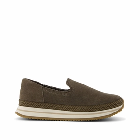 Curve Line All Looks Jocelyn Olive Deco Stitch Espadrille Sneaker