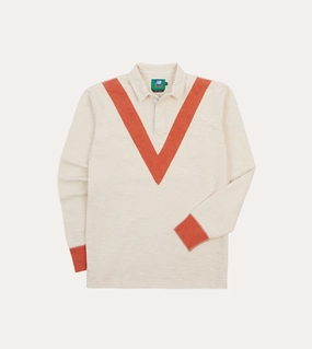 Drake??s and New Balance '82 Flam?? Rugby Shirt Edgy style