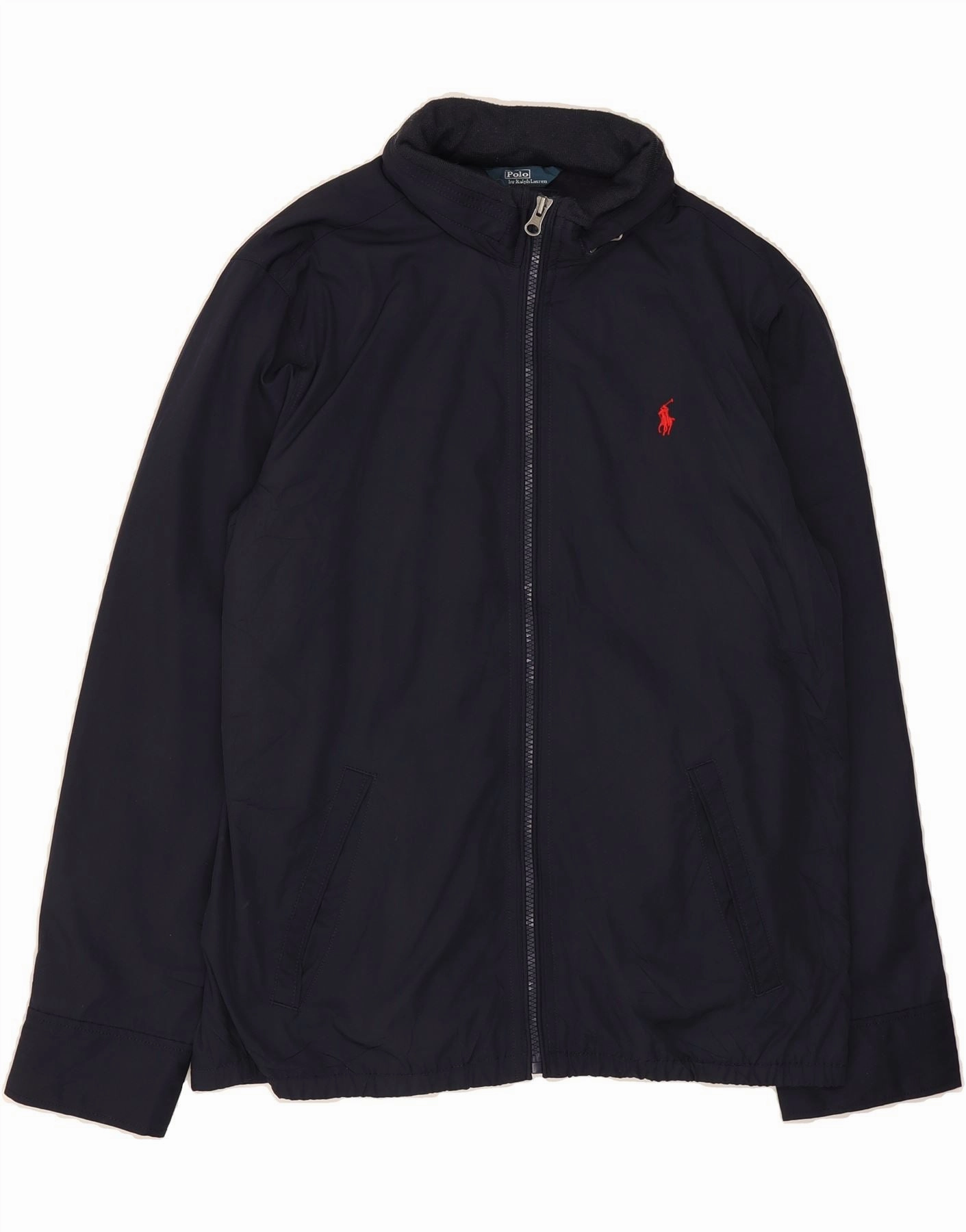 Grid Fleece Lining home - party POLO RALPH LAUREN Boys Hooded Bomber Jacket 14-15 Years Large Navy Blue