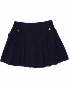 Seamless Finish Relaxed and stylish POLO RALPH LAUREN Girls Mini Skirt 6-7 Years Small W20 Navy Blue Polyester