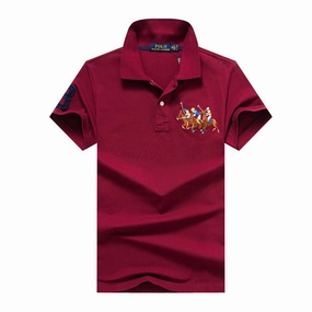 Polo Ralph Lauren Maroon Flying Pony Men Polo Effortless Fashion Cozy Fit