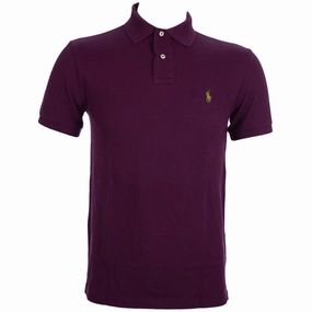 Polo Ralph Lauren Small Pony Maroon Polo Comfy Style