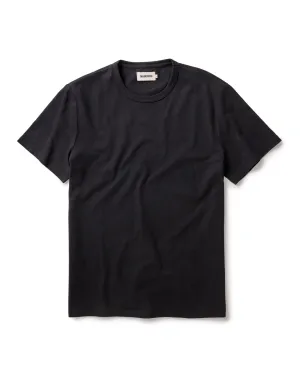 Flexible Weave The Organic Cotton Tee in Black