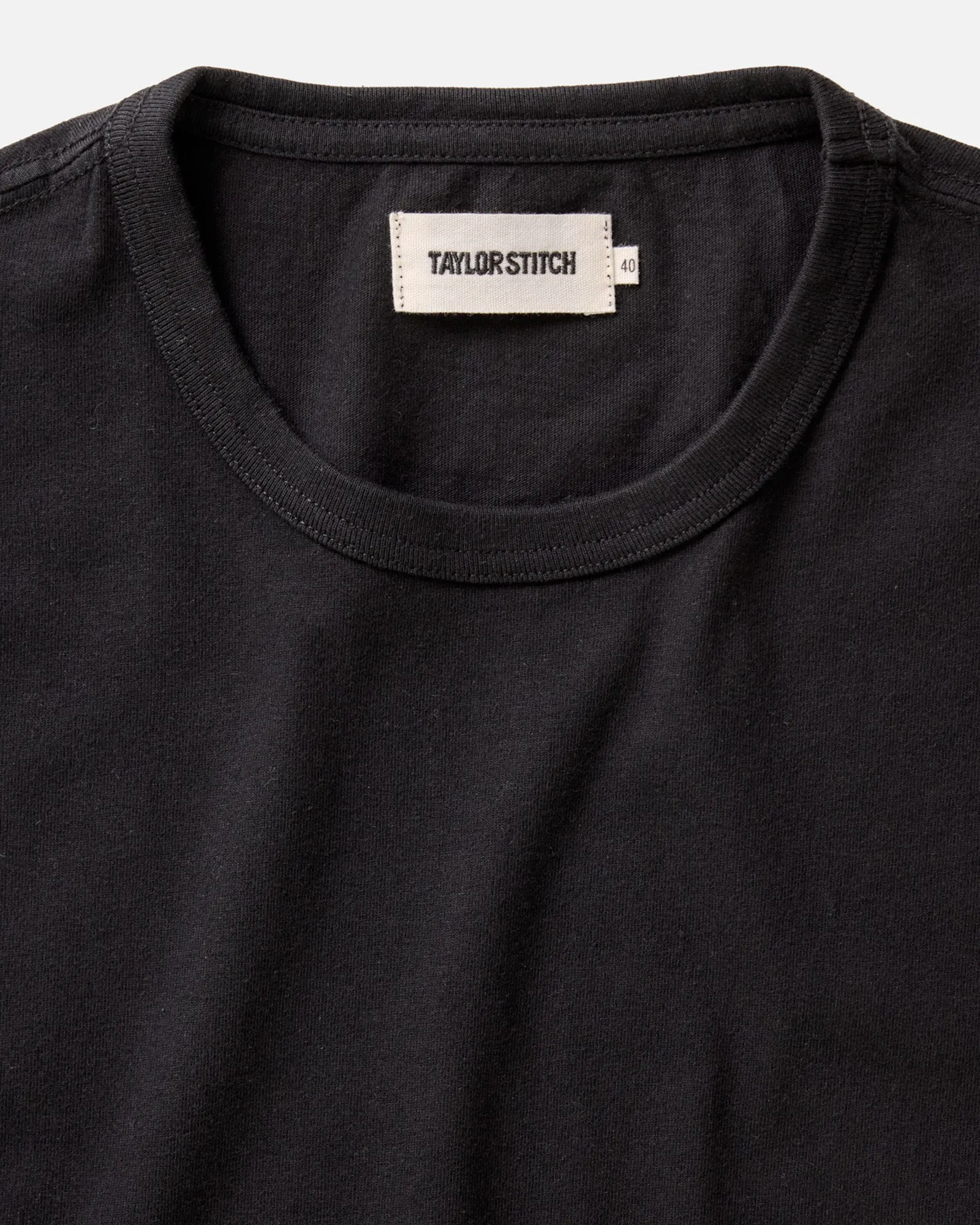 The Organic Cotton Tee in Black waterproof