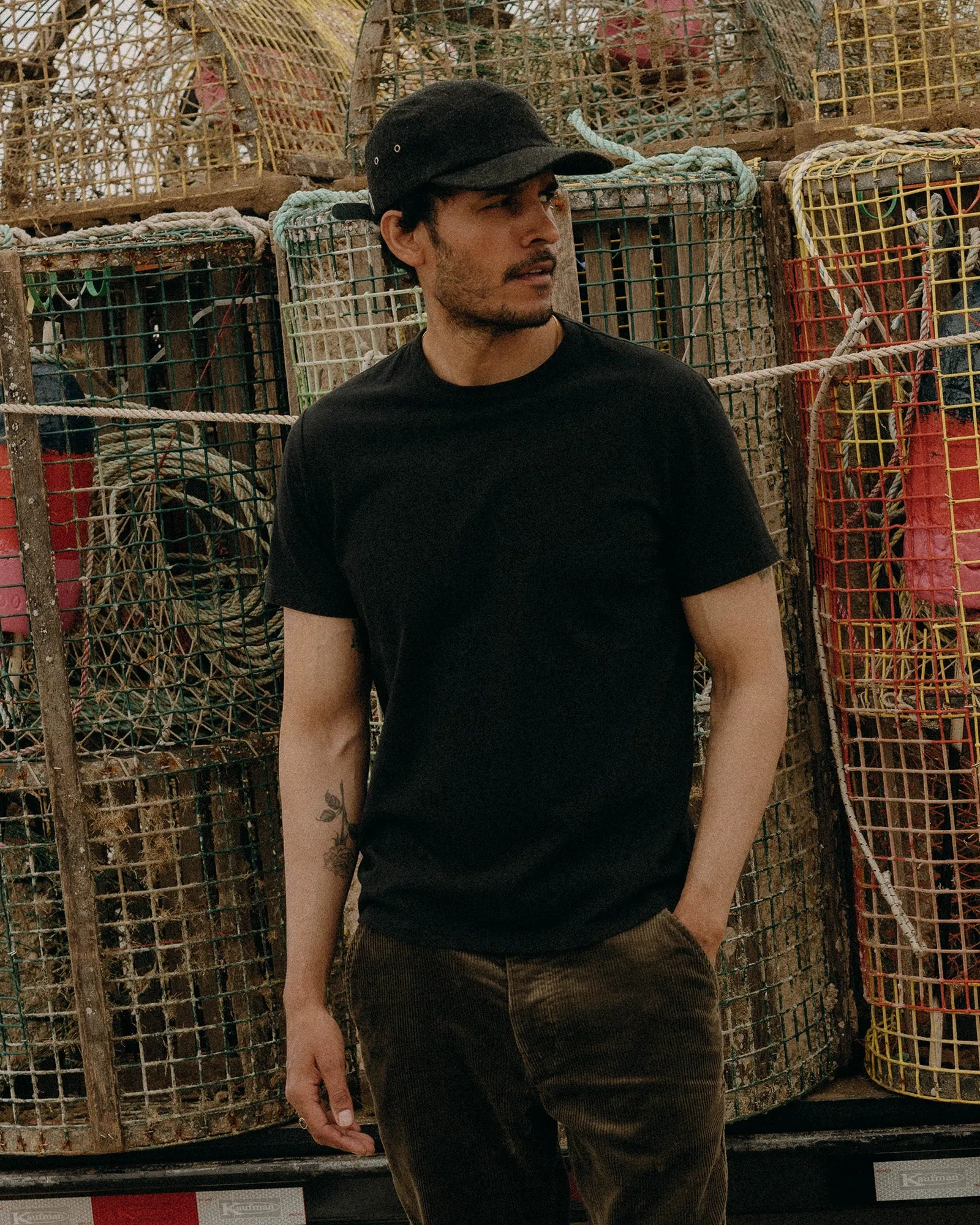 The Organic Cotton Tee in Black Feminine Appeal
