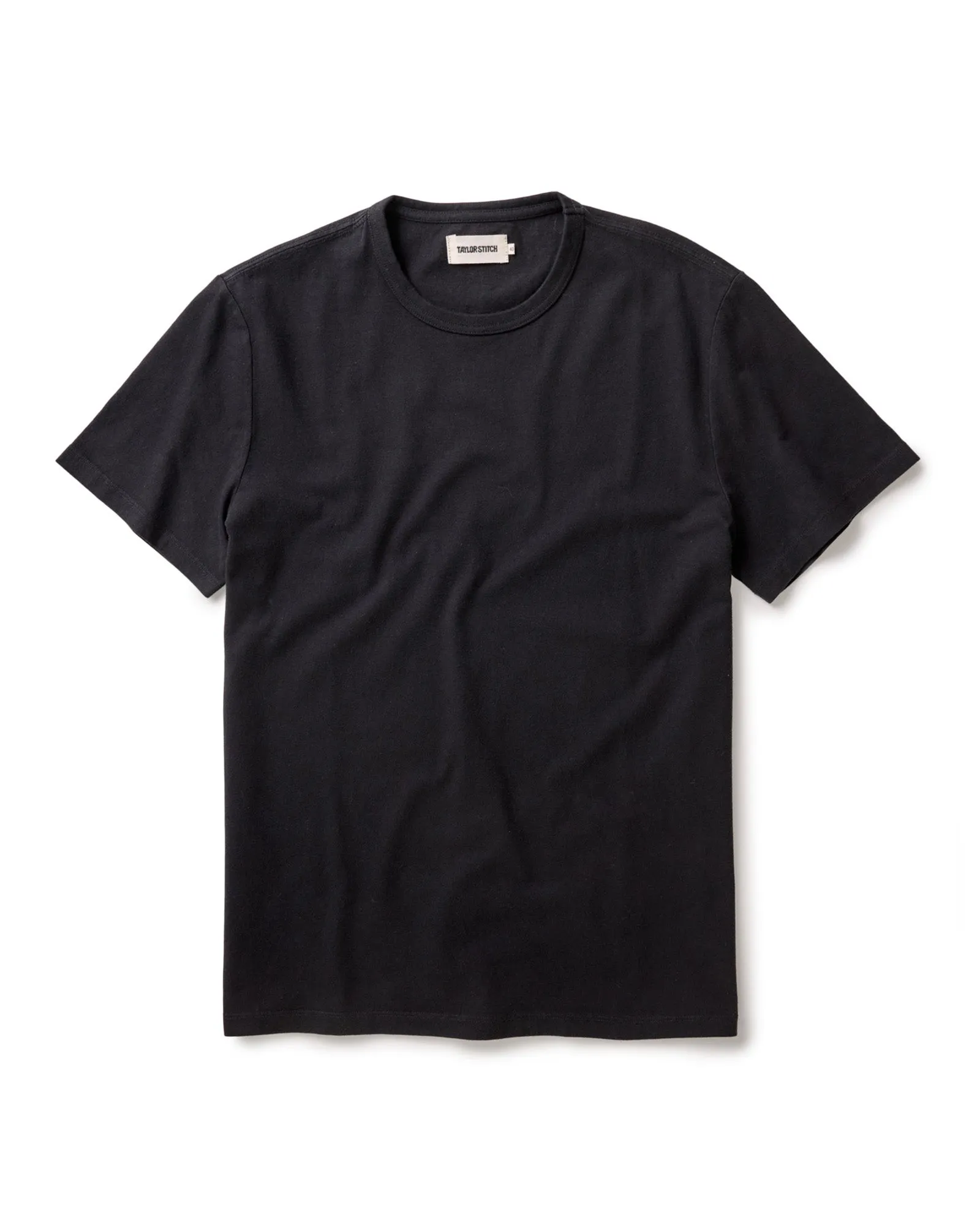 Flexible Weave The Organic Cotton Tee in Black