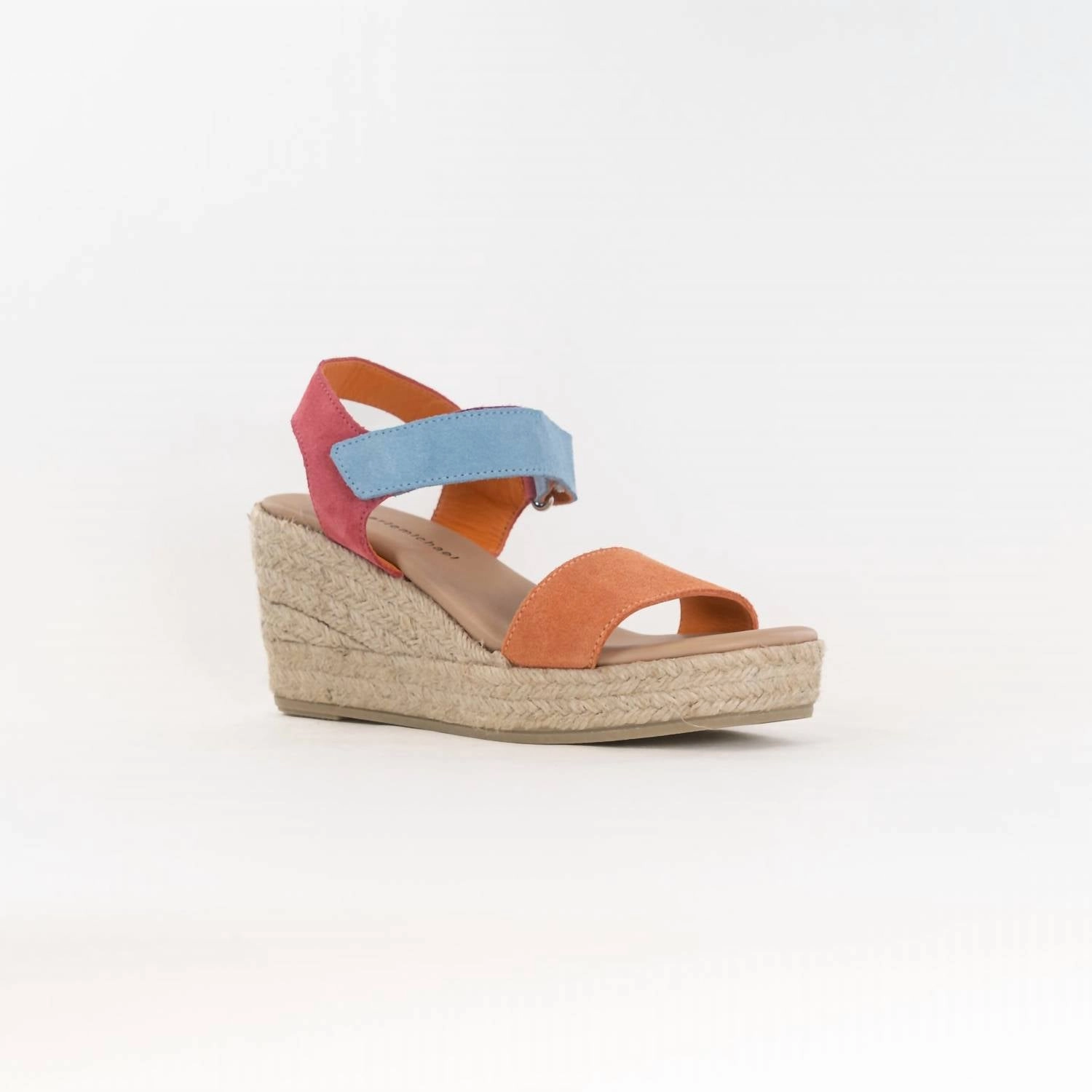 Textured Surface Women's Wedge Sandal In Pink