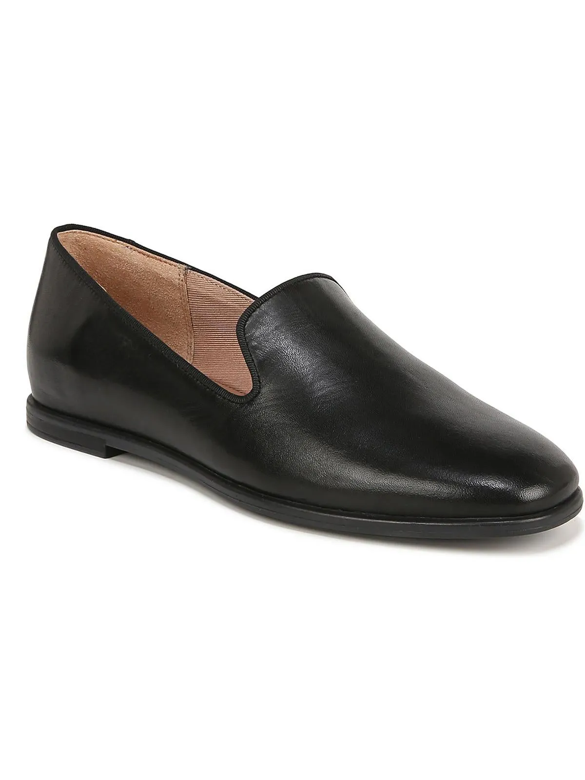 Effortless Womens Solid Slip On Loafers Grip Smooth Relax Fit