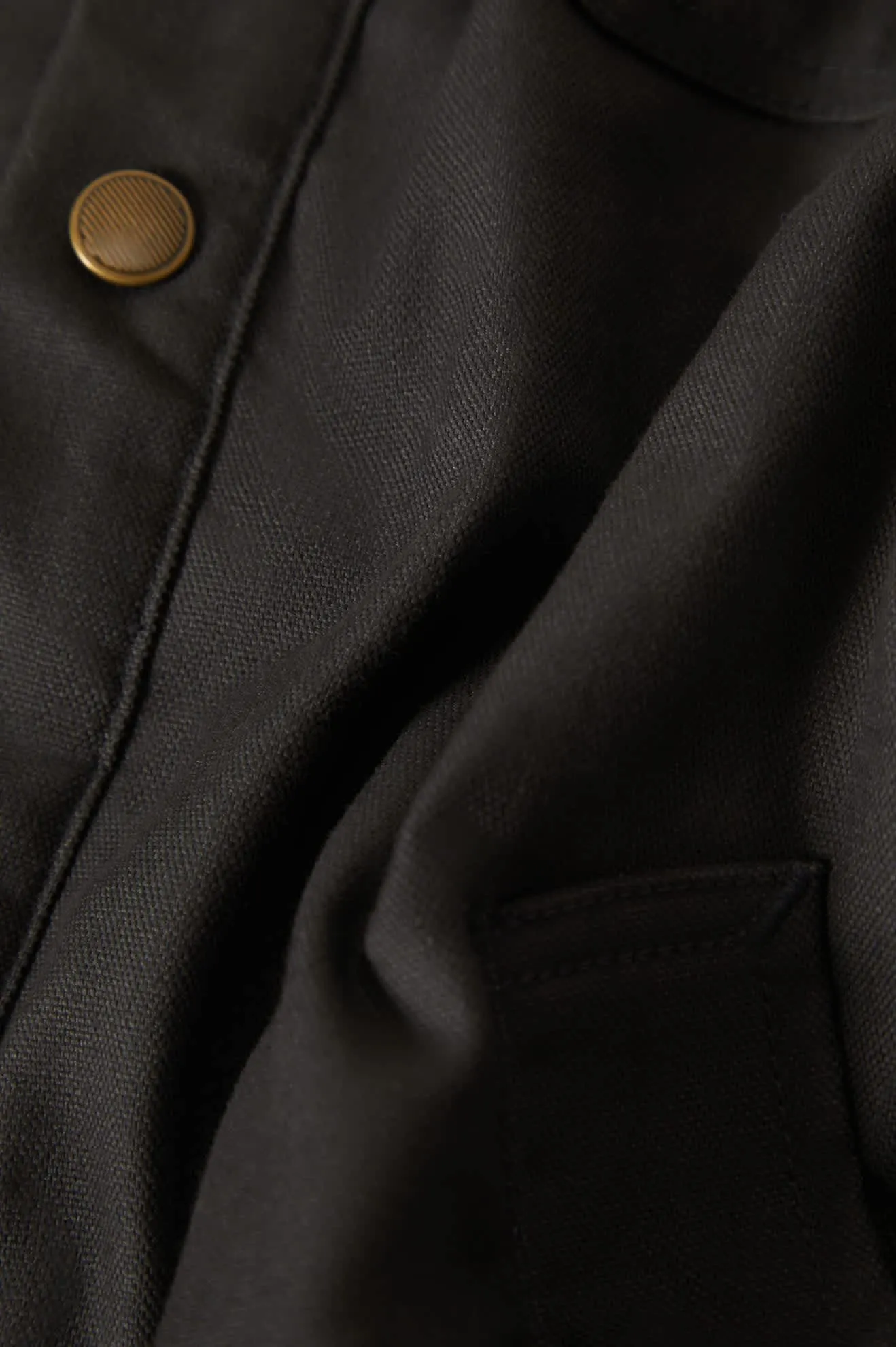 Builders Stretch L/S Overshirt - Washed Black Lightweight Comfort Beach Wear