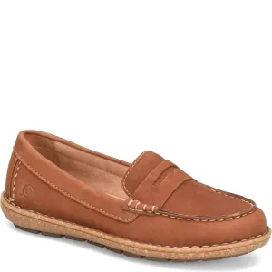 Soft Breeze Sophisticated Look Women's Nerina Slip On Shoe In Maple Leaf Nubuck