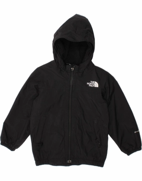 Protective Style THE NORTH FACE Boys Hooded Rain Jacket 2-3 Years Black