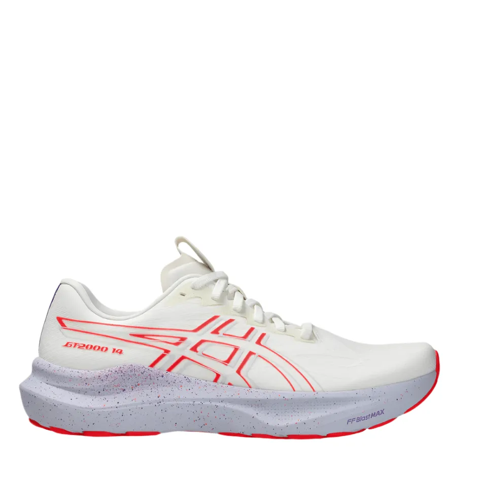 dusk run running wear ASICS Men's GT-2000 v14 TOKYO Collection Running Shoes in Cream/Edo Purple AW25