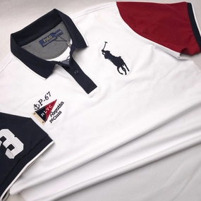 PRL Yacht Club White Big Pony Polo Outdoor Smart