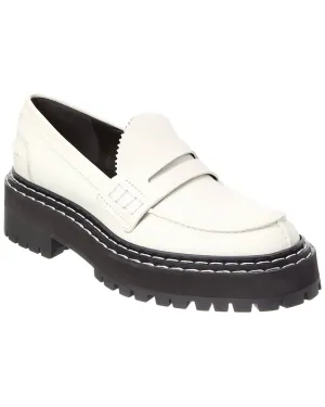 Proenza Schouler Leather Platform Loafer Ultra light Natural Shape