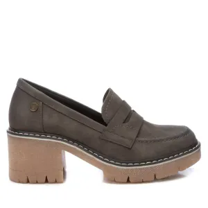 Durable Material Walk Bold Women's Mask Detail Moccasins In Khaki