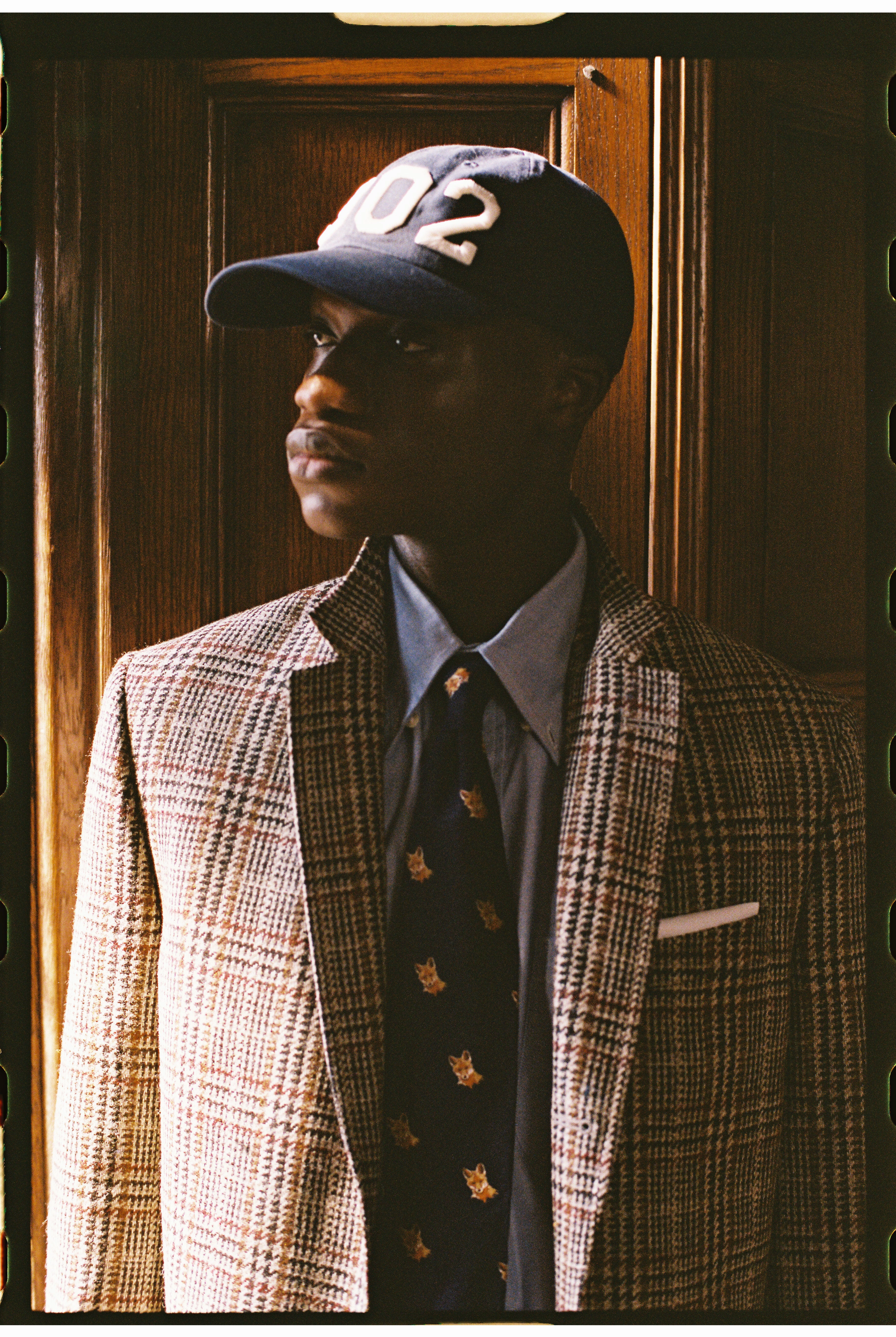 Fit For Work Made-in-Canada Black & Tan Plaid Sport Coat