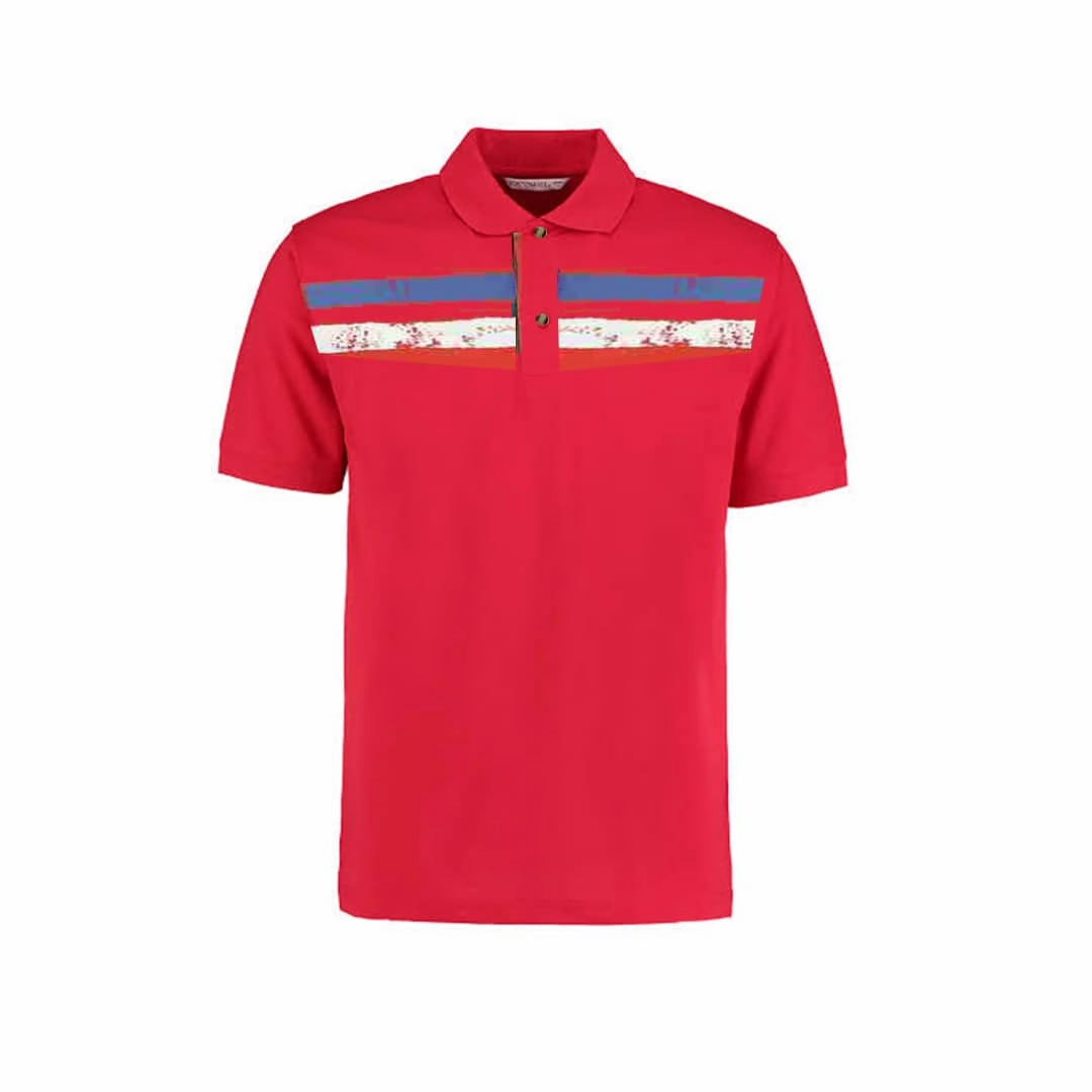 Functional Wear Pepe Jeans Red Stripes Men Polo