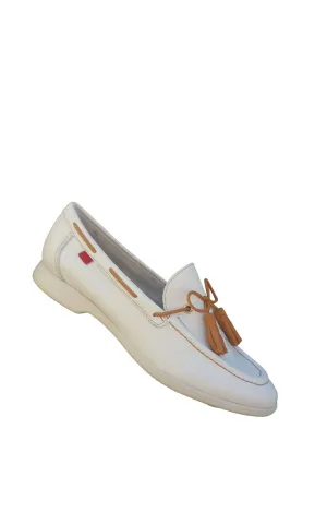 Providence Loafer In White/tan Calm Pace Autumn Fashion