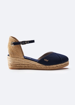 Style Balance Power Step Pubol Canvas Espadrille Wedges