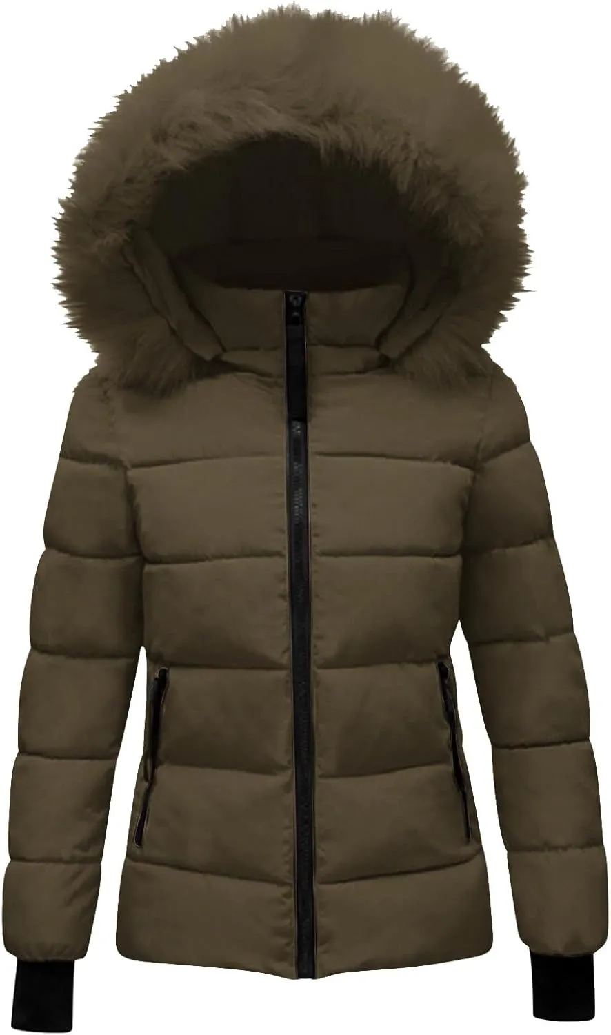 Puffer Coats for Women Waterproof Short Puffer Jacket Thickened Down Jacket Warm Winter Coat Puffer Parka Jacket Coat
