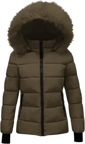 Puffer Coats for Women Waterproof Short Puffer Jacket Thickened Down Jacket Warm Winter Coat Puffer Parka Jacket Coat