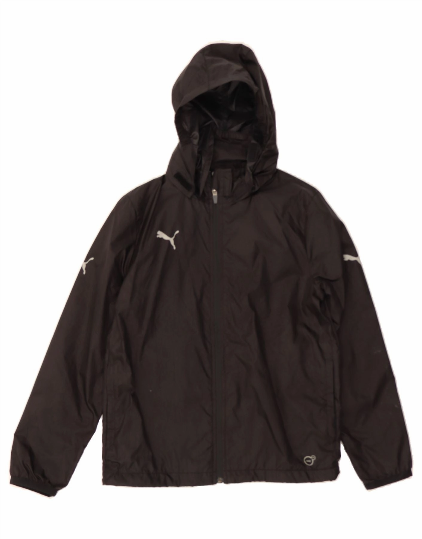 suitable for educational purposes Simple Layer PUMA Boys Hooded Rain Jacket 11-12 Years Black