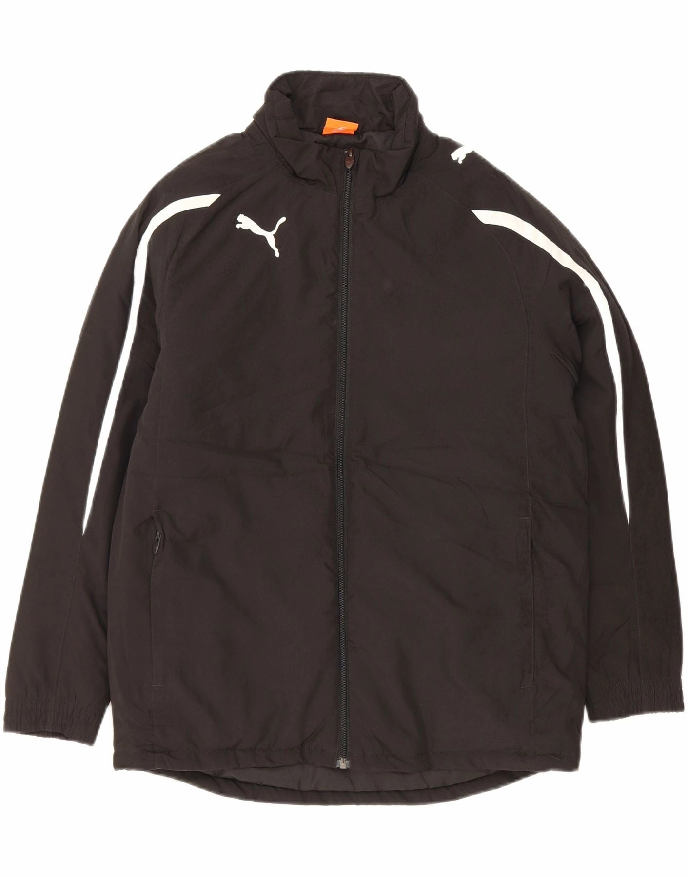 Adjustable Drawstrings Instance PUMA Boys Padded Coat 13-14 Years Black