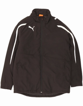 Adjustable Drawstrings Instance PUMA Boys Padded Coat 13-14 Years Black