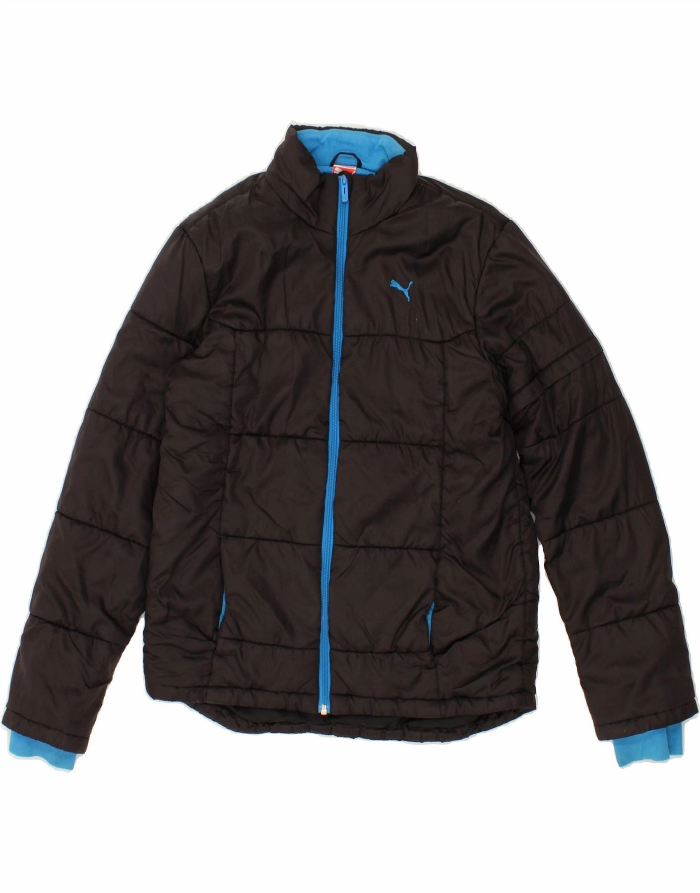 PUMA Boys Padded Jacket 13-14 Years XL Black Urban Commute