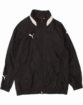 PUMA Boys Rain Jacket 9-10 Years Medium Black popular in Asia