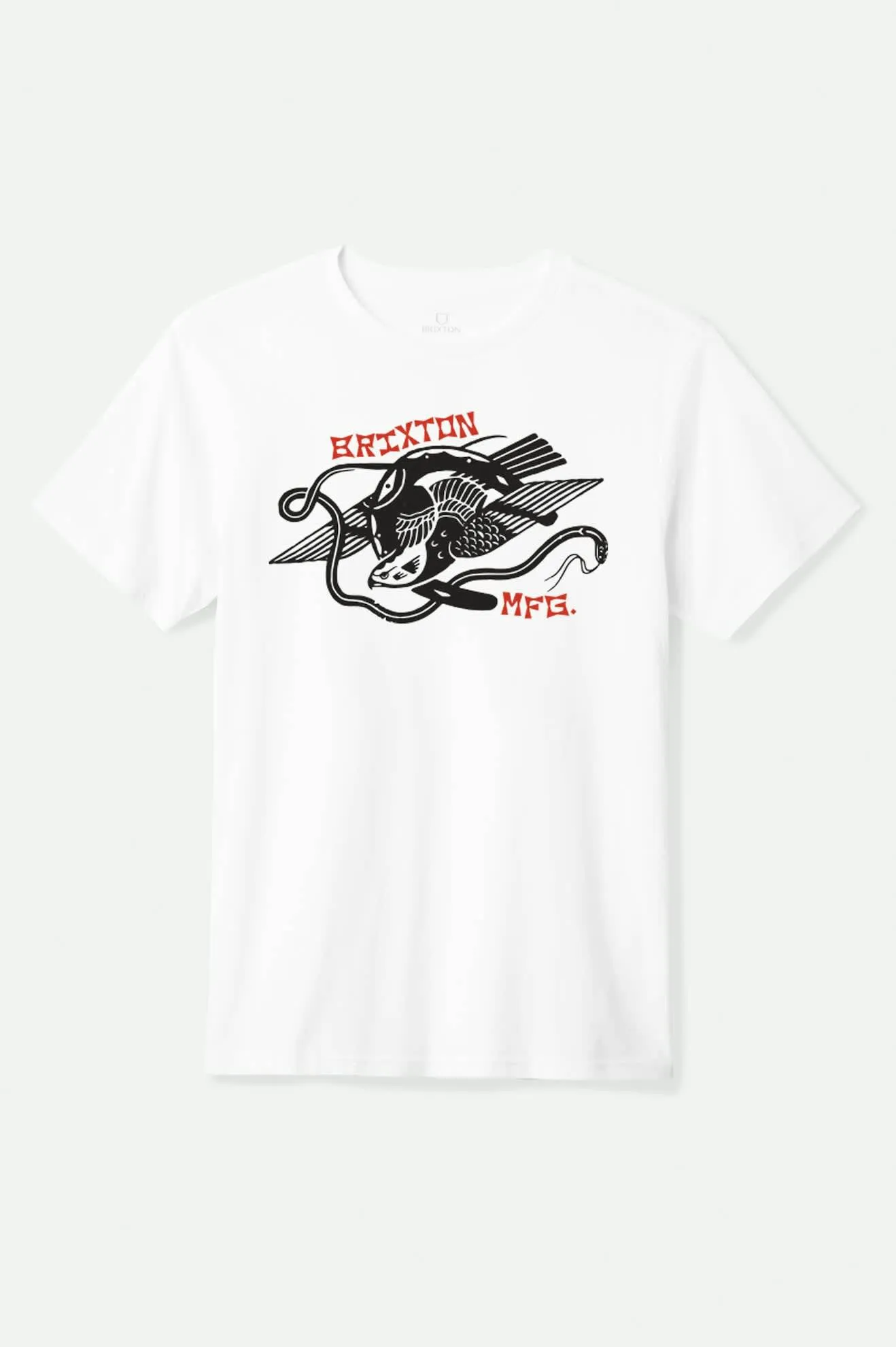 Combat S/S Standard T-Shirt - White Minimal Fashion