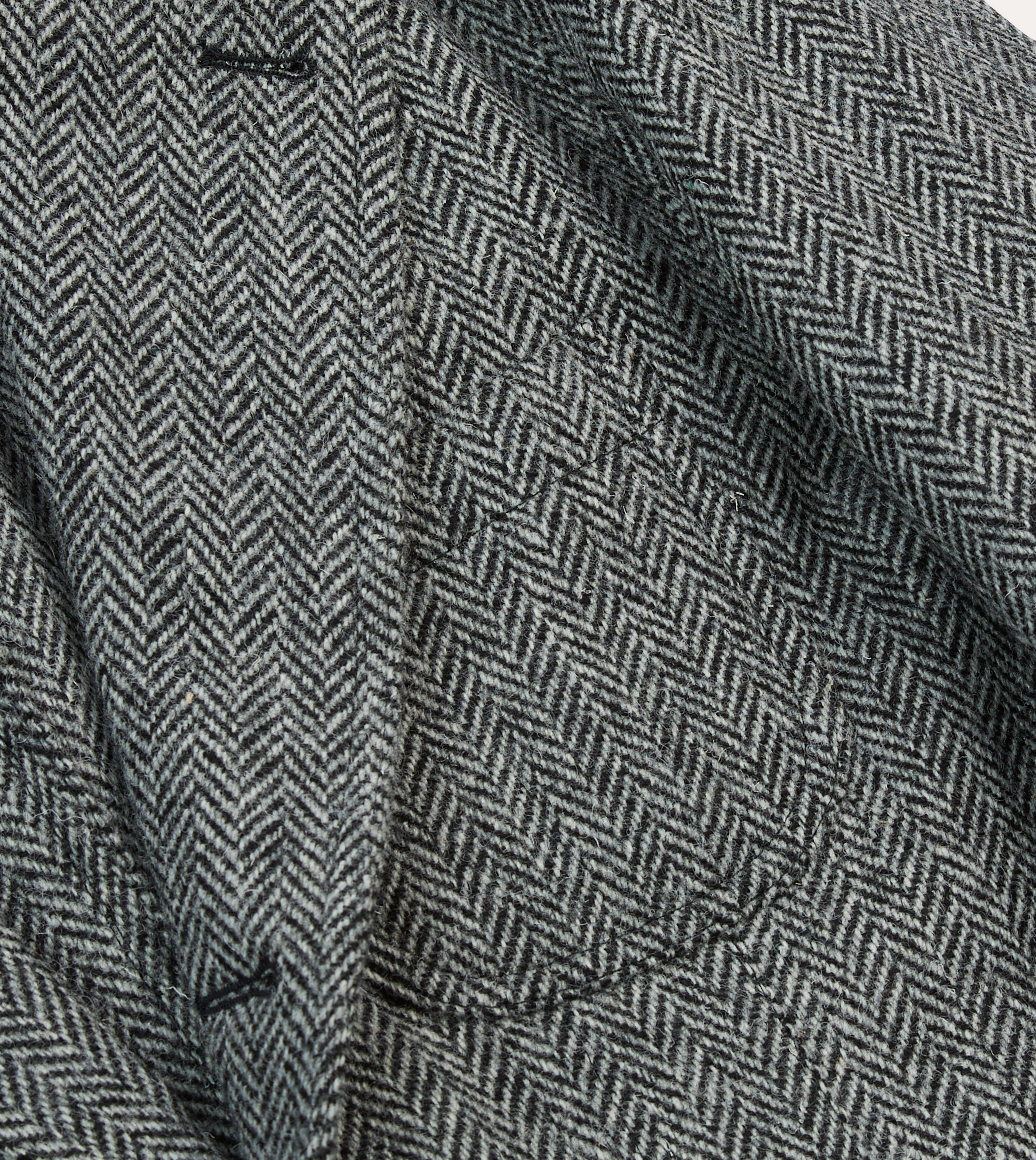 Clean Lines Casual Comfort Wear Grey Herringbone Harris Tweed Games Blazer Mk. VII