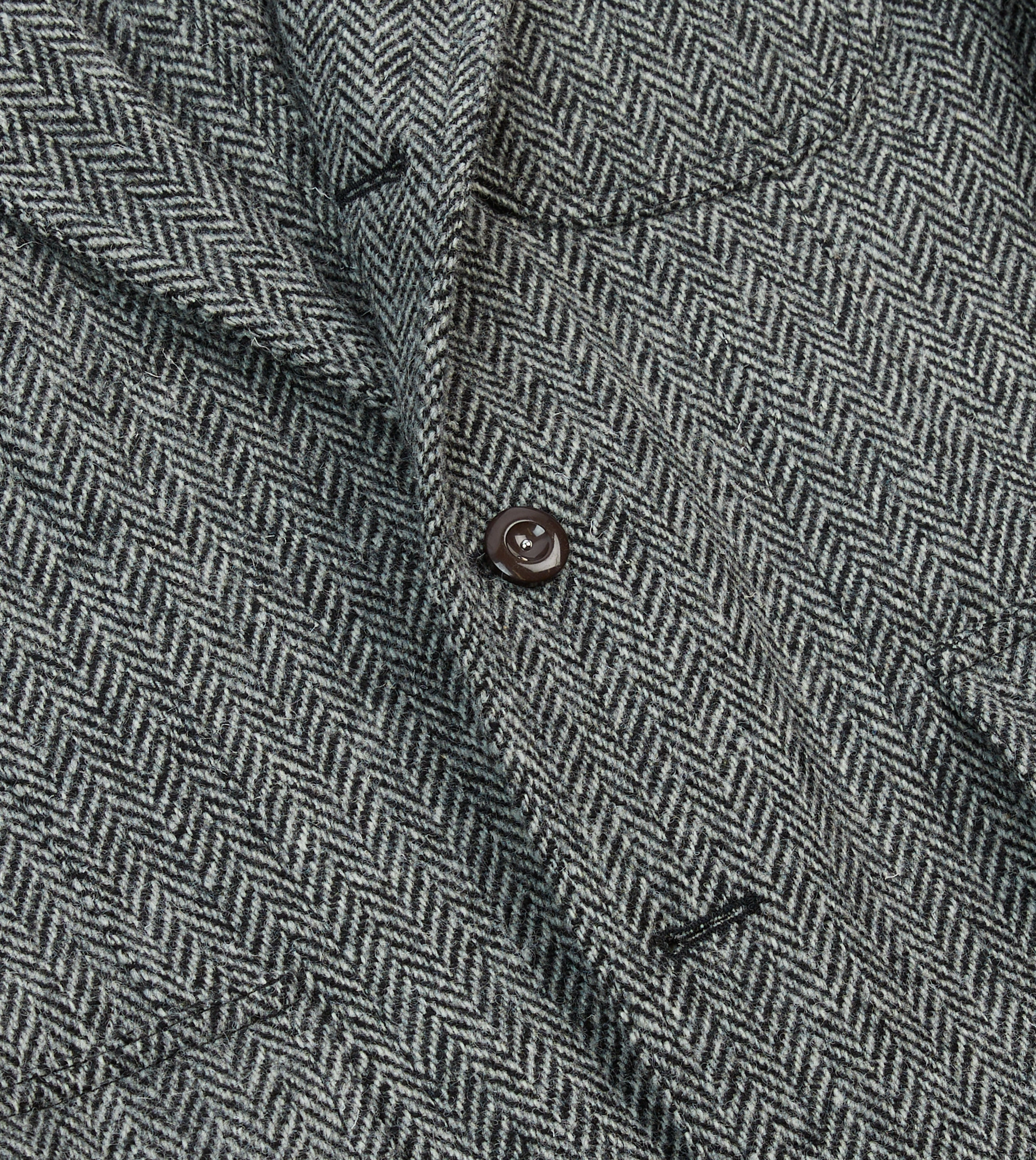 Refined Layer Grey Herringbone Harris Tweed Games Blazer Mk. VII