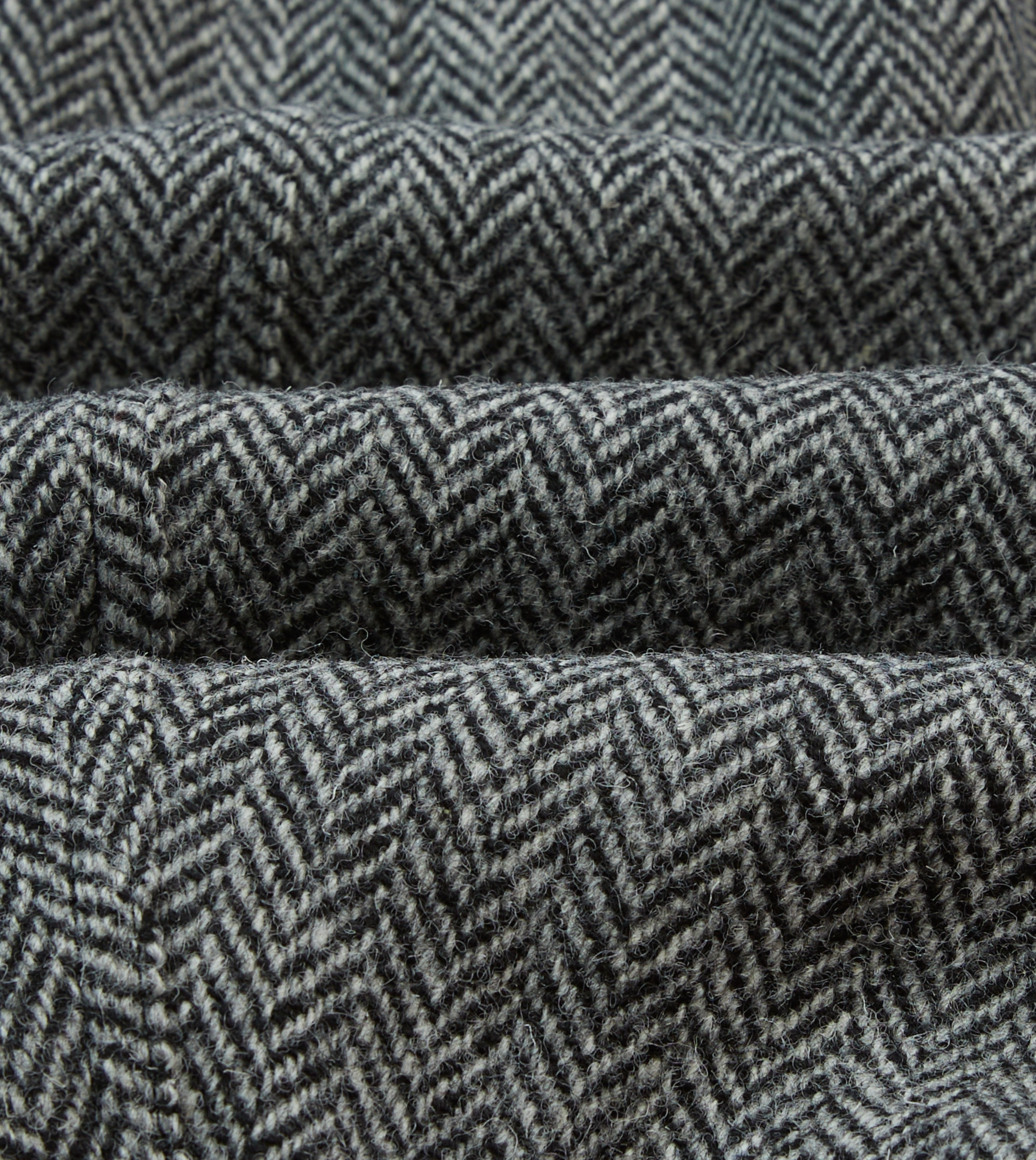 Soft Fabric Grey Herringbone Harris Tweed Games Blazer Mk. VII