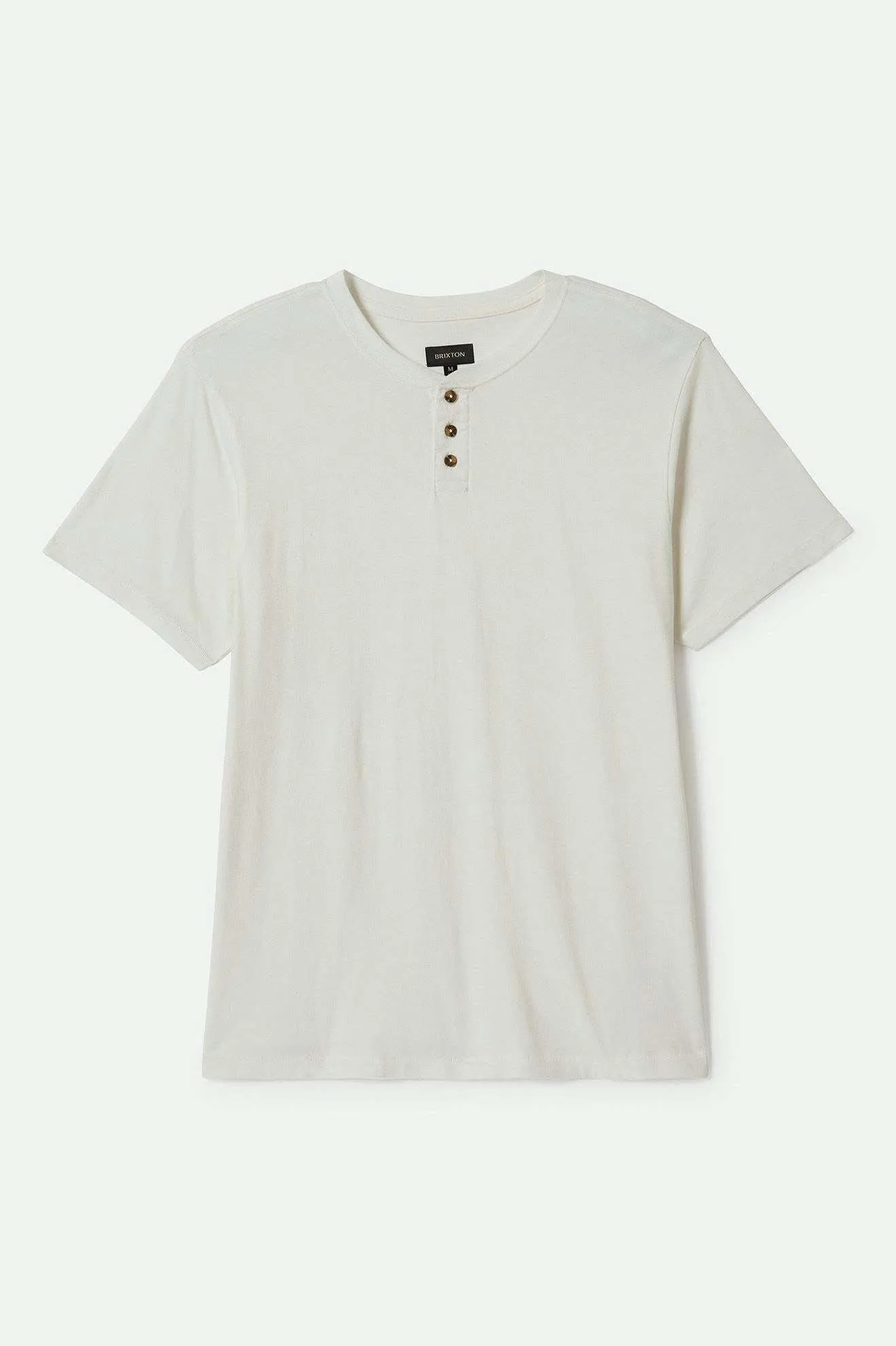 Simple Yet Elegant Essential Layer Vintage Reserve S/S Henley - Off White Sol Wash
