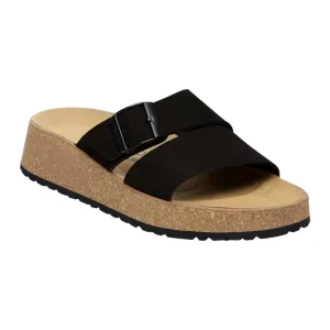 Flexible Cushioning Neat Step Birkenstock Almina Black  1029100 Women's