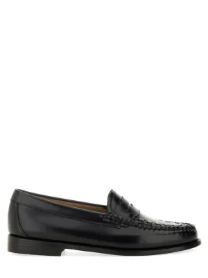 Office Shoes City Guard Classic Black Leather Penny Loafer