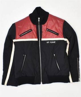 Occasion Comfy Layer GIANFRANCO FERRE Boys Bomber Jacket 5-6 Years Black Polyester