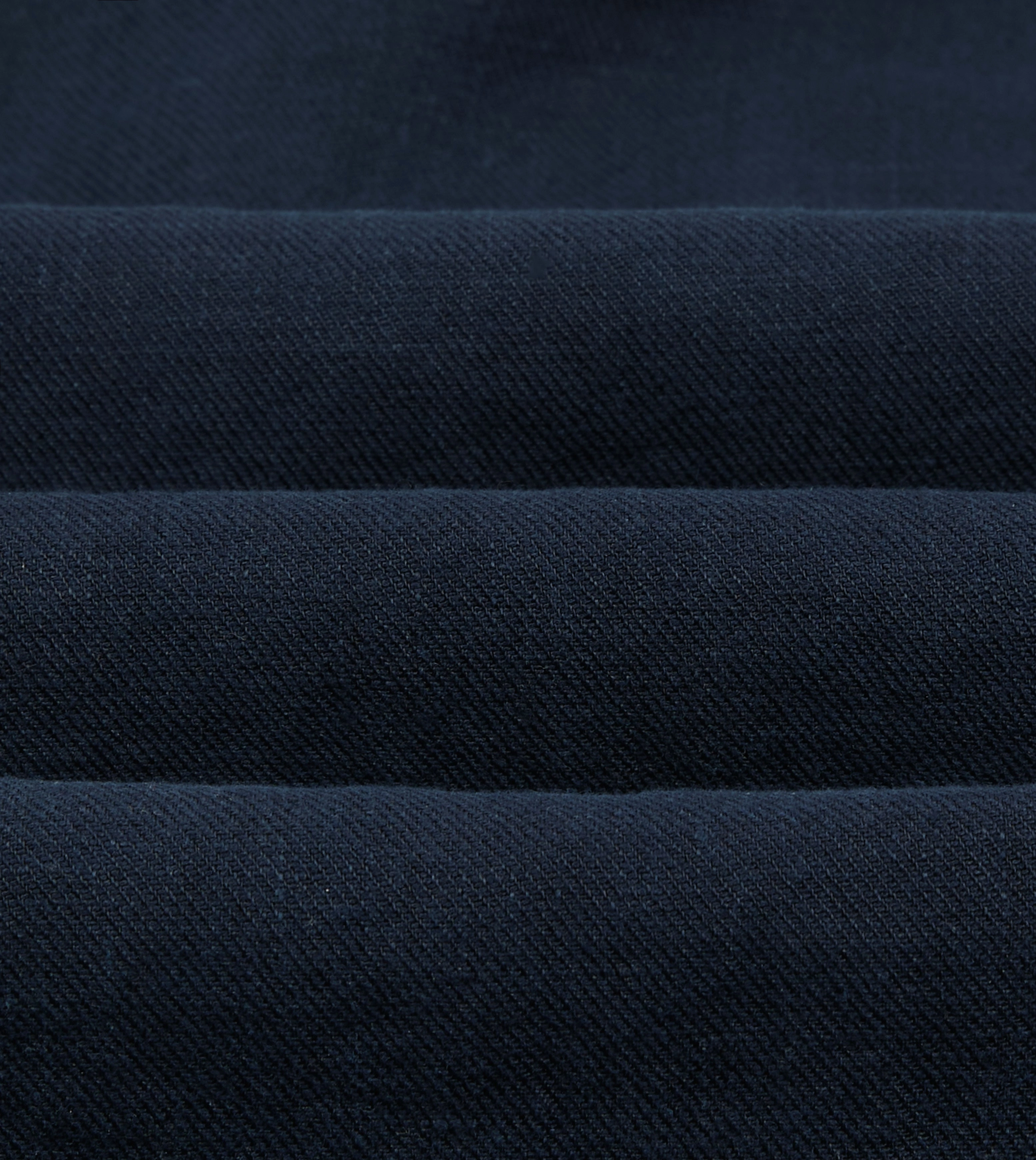 Linen blend Pocket Detail Indigo Linen Short Sleeve Safari Shirt