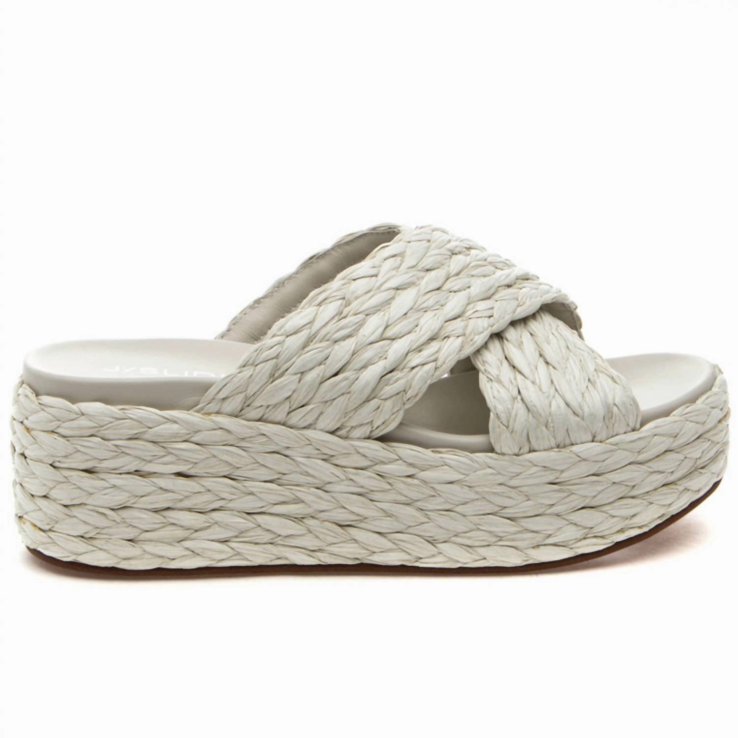 Women's Quiver Wedge Sandal In Bone Raffia All Use All weather