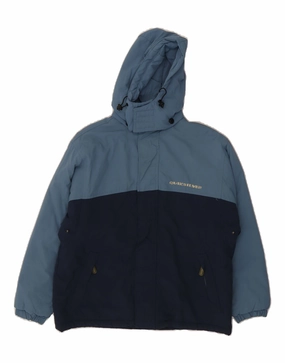 Inventory Bonded seams QUIKSILVER Boys Graphic Windbreaker Jacket 11-12 Years Navy Blue
