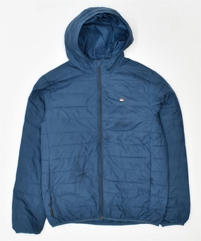 sports event Razor QUIKSILVER Boys Hooded Windbreaker Jacket 13-14 Years Large Blue
