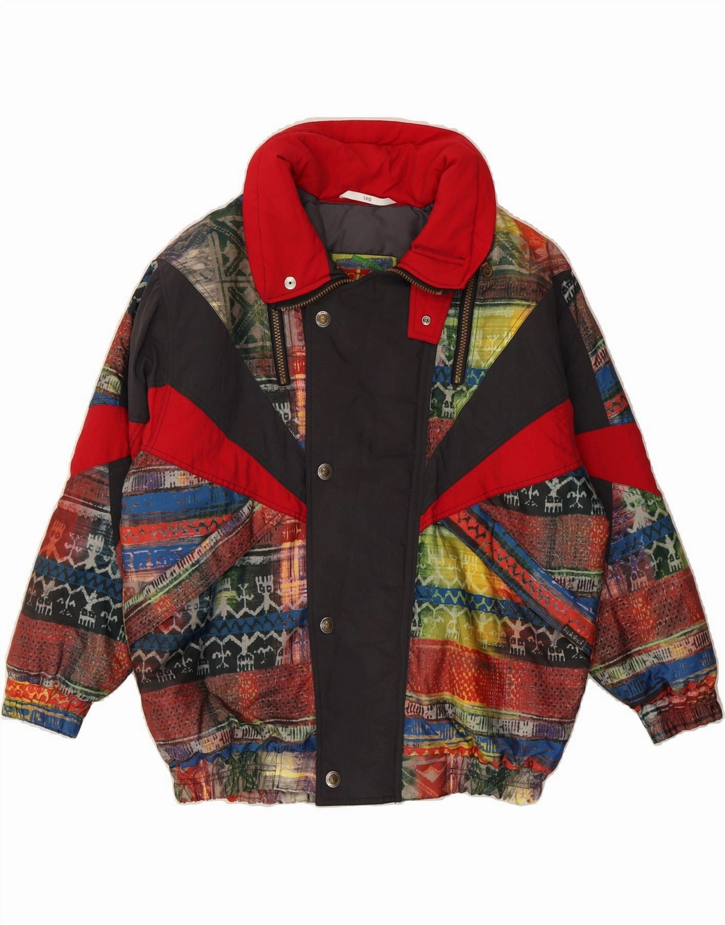 IMPIDIMPI Boys Oversized Padded Jacket 9-10 Years Multicoloured Interchangeable Liner System Everyday Look