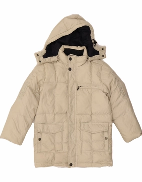 Notebook NORTH SAILS Boys Graphic Hooded Padded Coat 5-6 Years Beige Polyamide